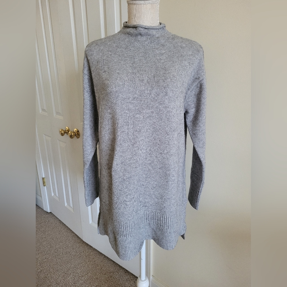 Anthropologie Moth Gray Oversized Sweater - image 2